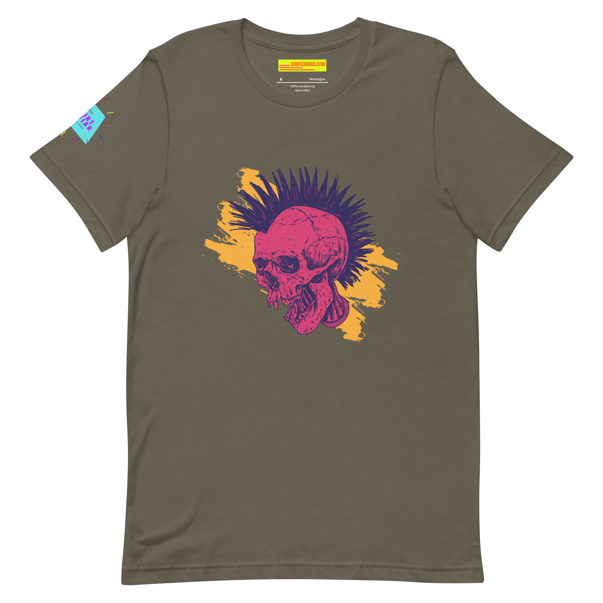 Punk Skeleton Head Something IDK Unisex t-shirt