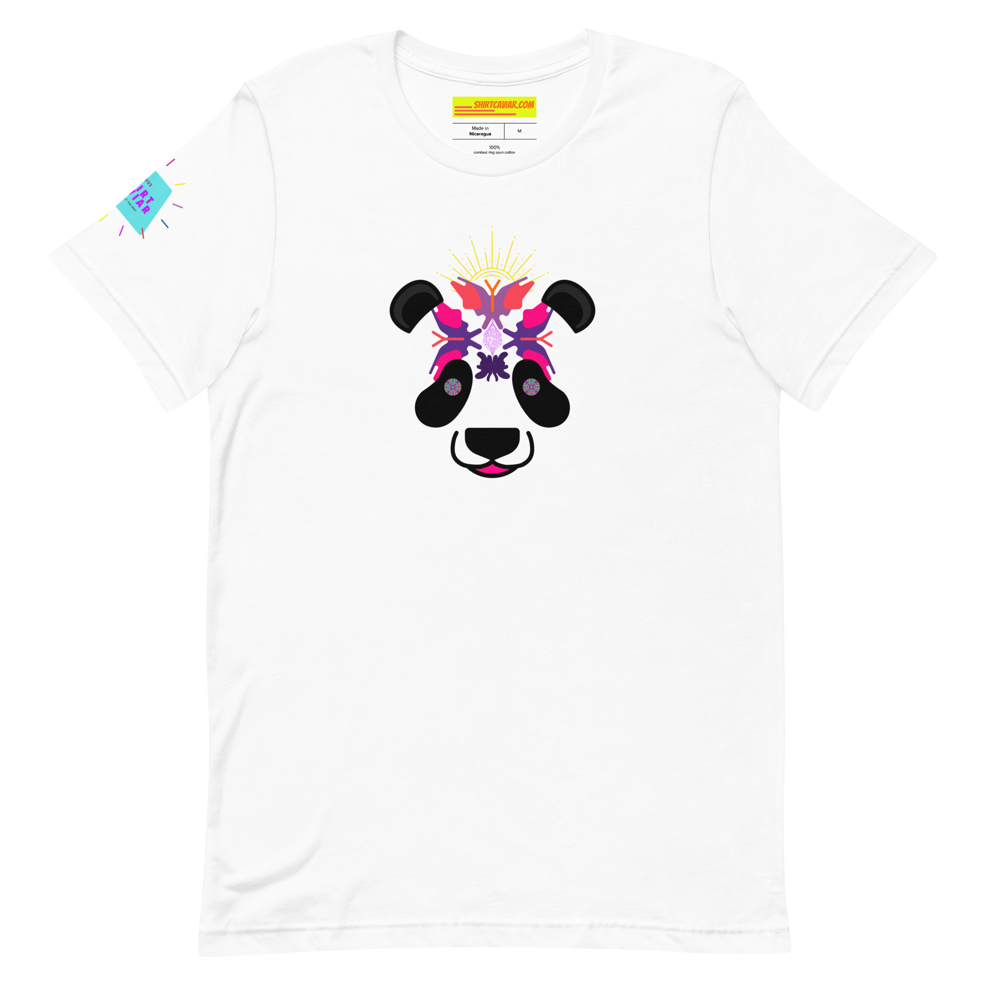 Rorschach Panda Unisex t-shirt