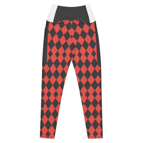 Red Caviar Leggings with pockets
