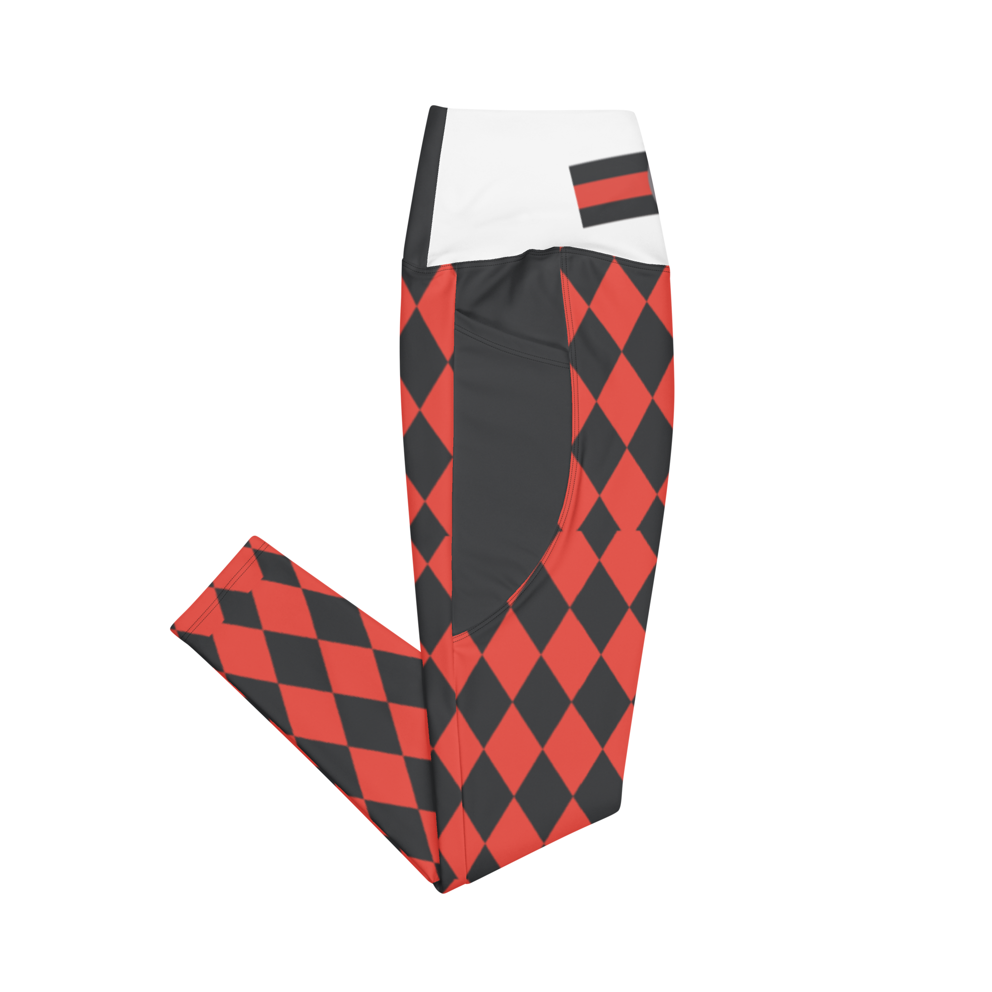 Red Caviar Leggings with pockets