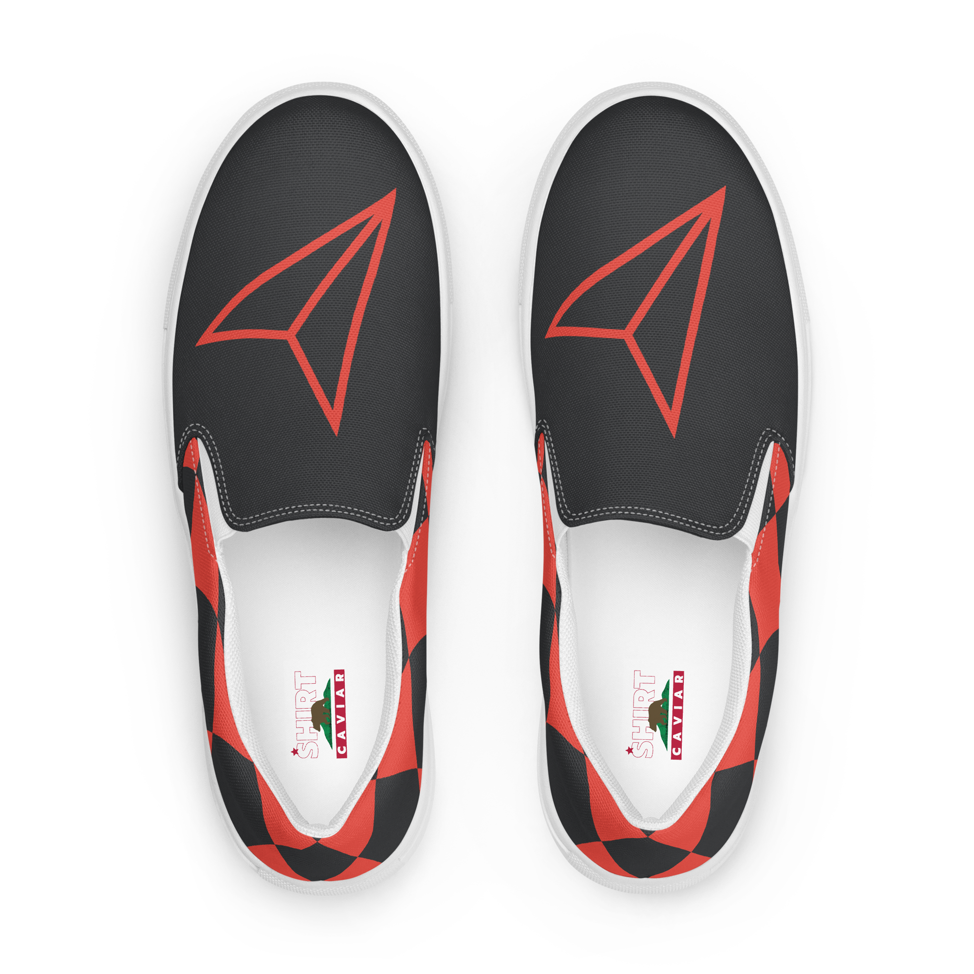 Red Caviar Men’s slip-on canvas shoes