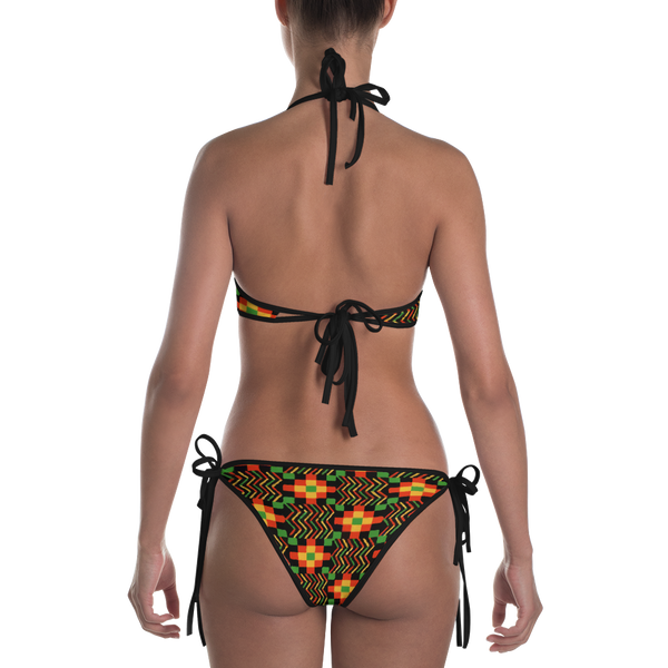 Kente Bikini - Shirt Caviar 