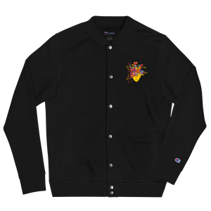 KALEIDOSNAKE Embroidered Champion Bomber Jacket