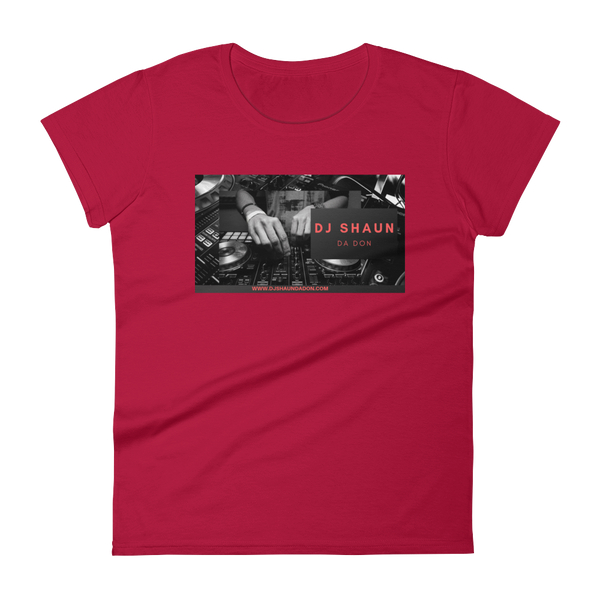 Dj Shaun Da Don Ladies short sleeve t-shirt - Shirt Caviar 