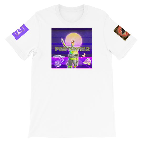 Pod Caviar Synthwave Short-Sleeve Unisex T-Shirt