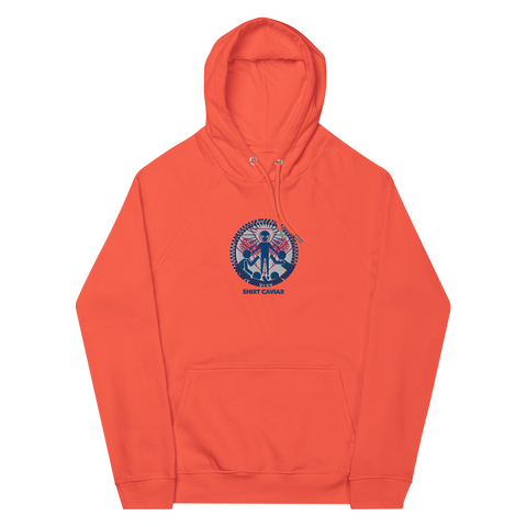 UFOMG EMBROIDERED Unisex eco raglan hoodie