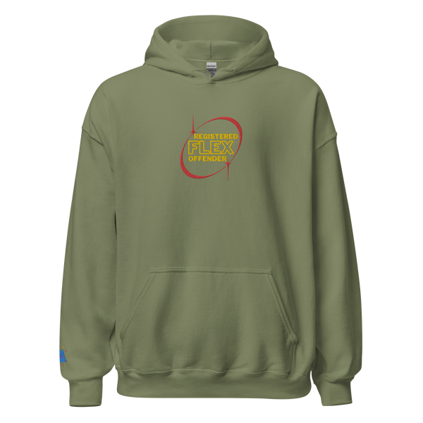 Registered Flex Offender EMBROIDERED Unisex Hoodie