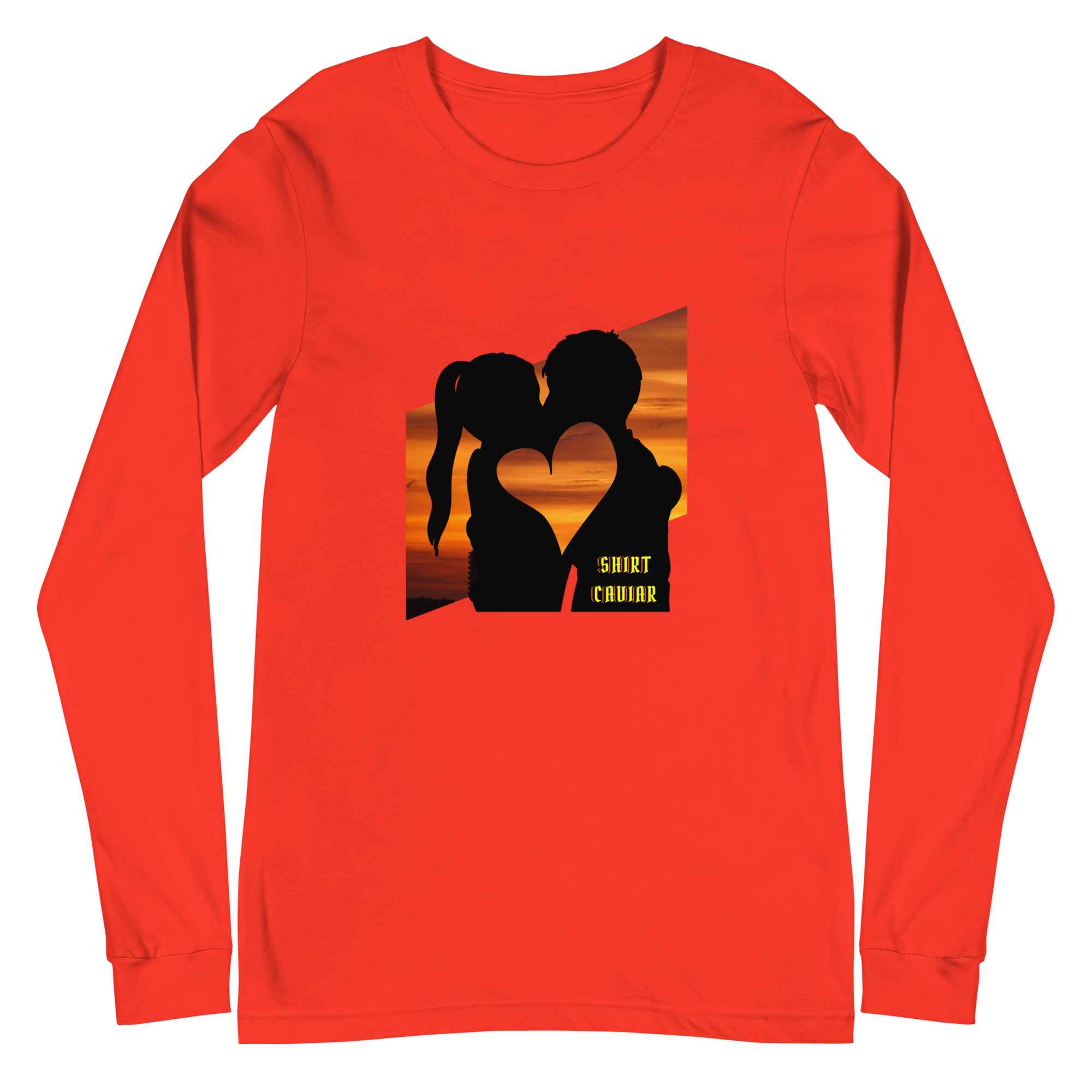 Sunset Heart L/S Unisex Shirt