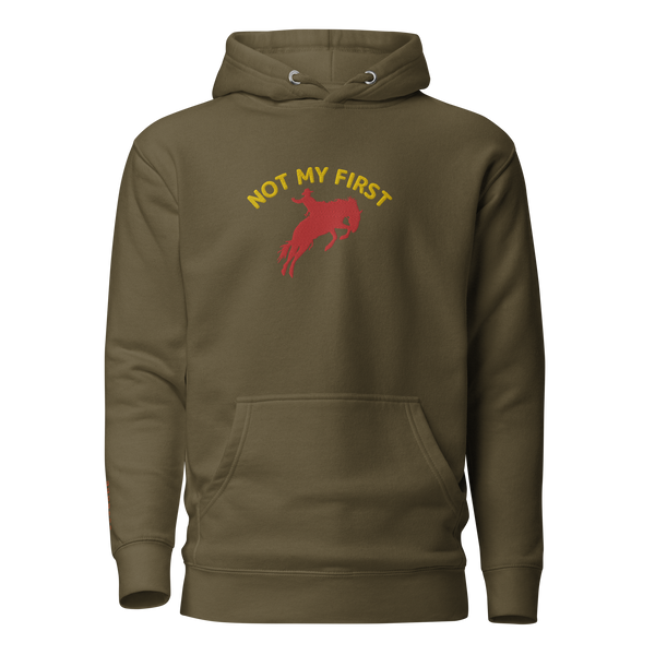 My First Rodeo Embroidered Unisex Hoodie