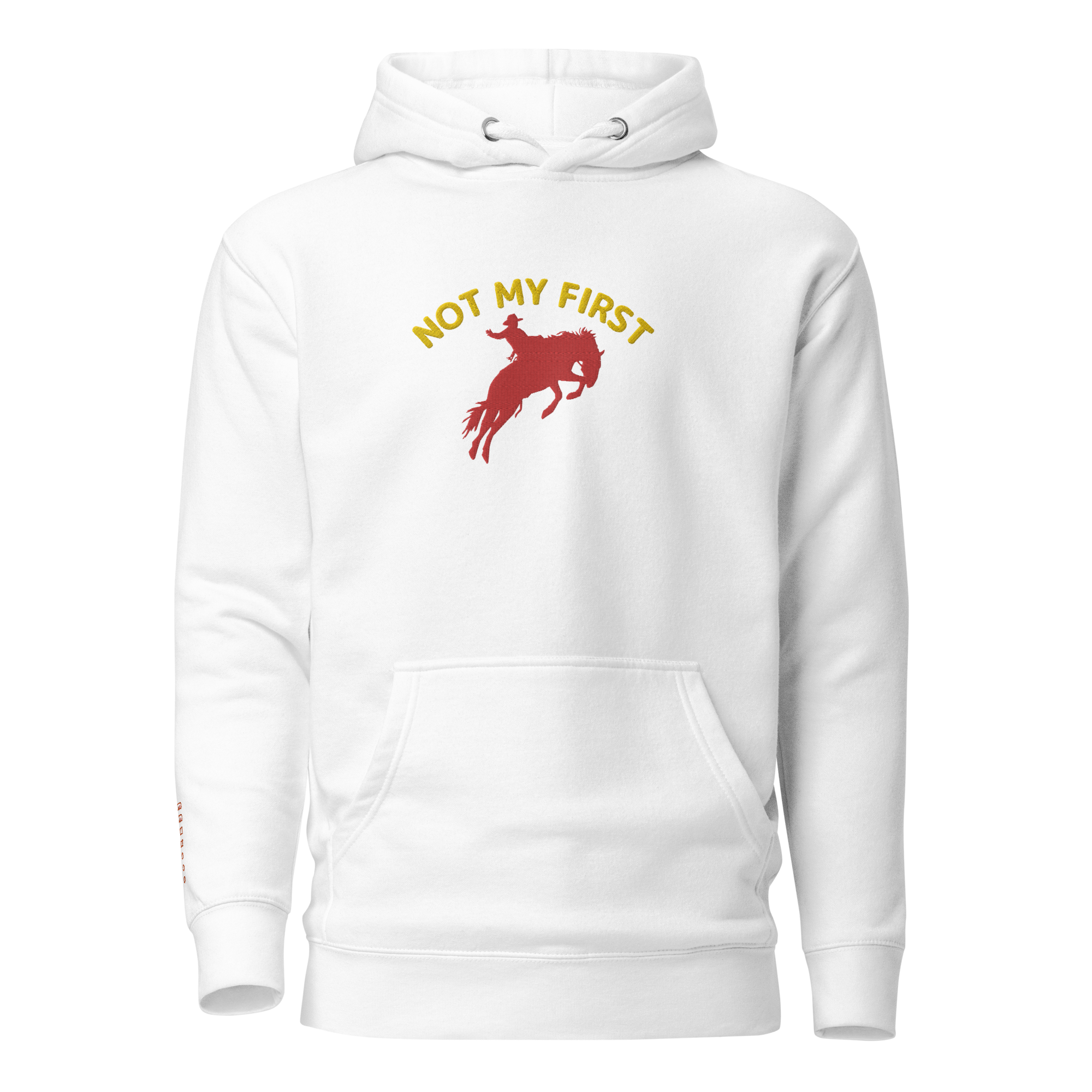 My First Rodeo Embroidered Unisex Hoodie