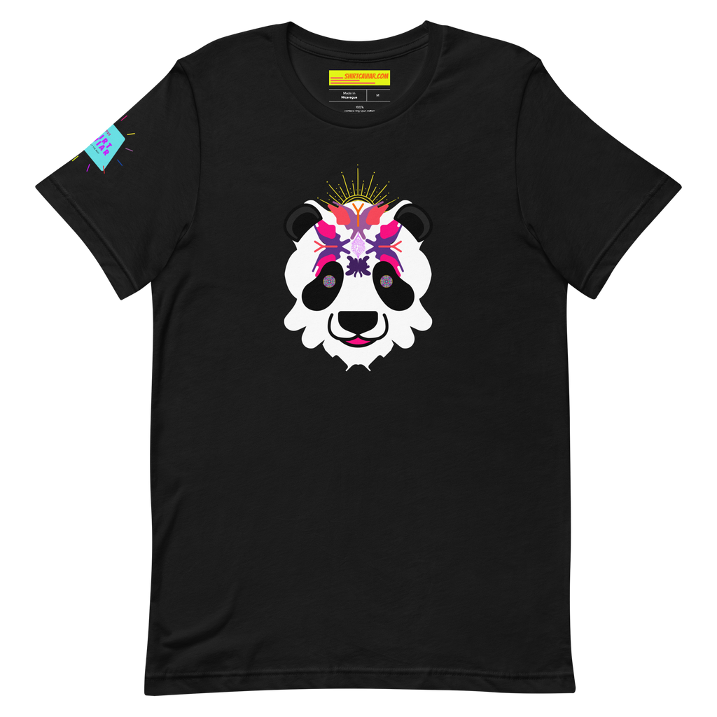 Rorschach Panda Unisex t-shirt