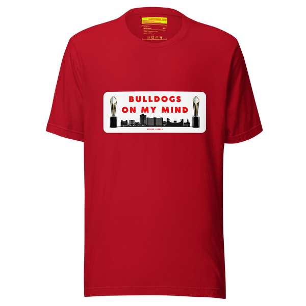 Bulldogs On My Mind Unisex t-shirt