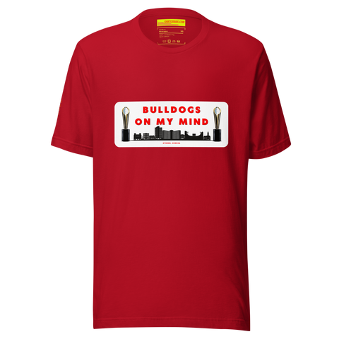 Bulldogs On My Mind Unisex t-shirt